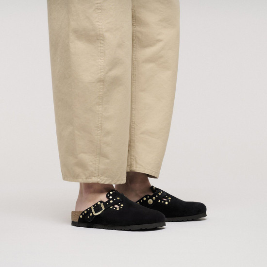 Birkenstock Boston Rivets Suede Leather